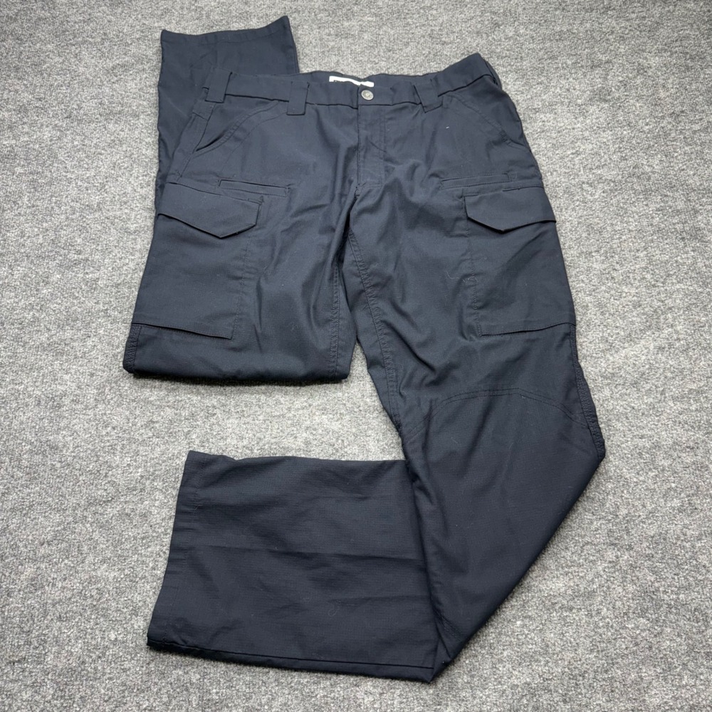 First Tactical Mens Black Ripstop Cargo Pants 36x36 Tactical Workwear Utility
